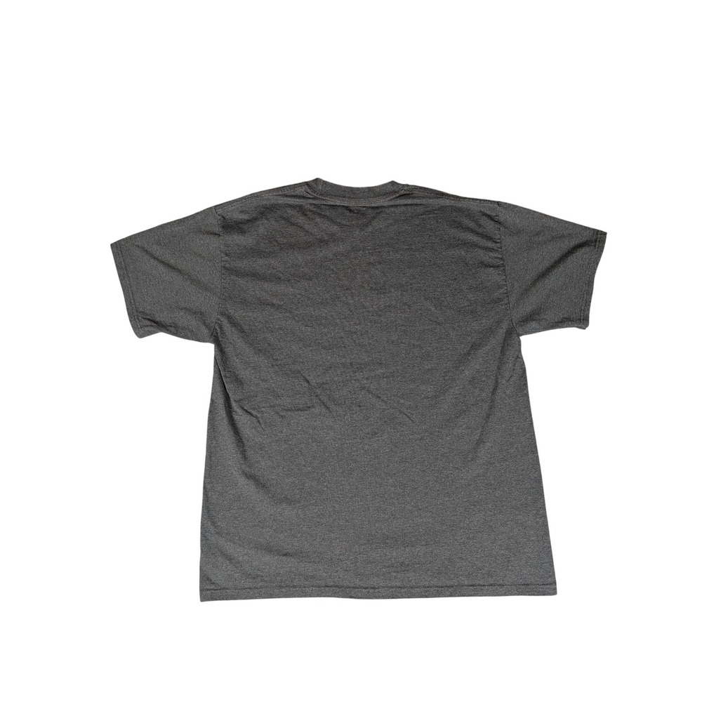 Champion Men's Charcoal Heather T-Shirt Classic Crew Neck Short Sleeve Basic Tee - Picture 2 of 7